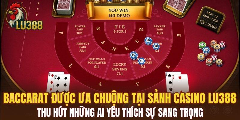 Baccarat có quy tắc đơn giản